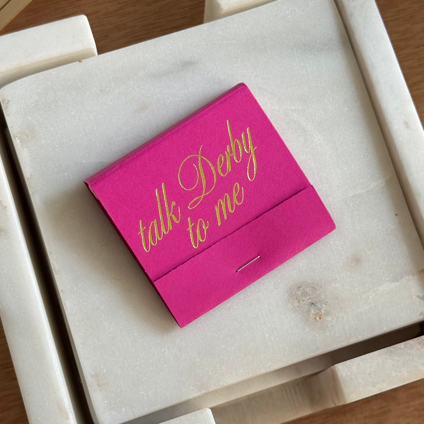 Talk Derby to Me Matchbook