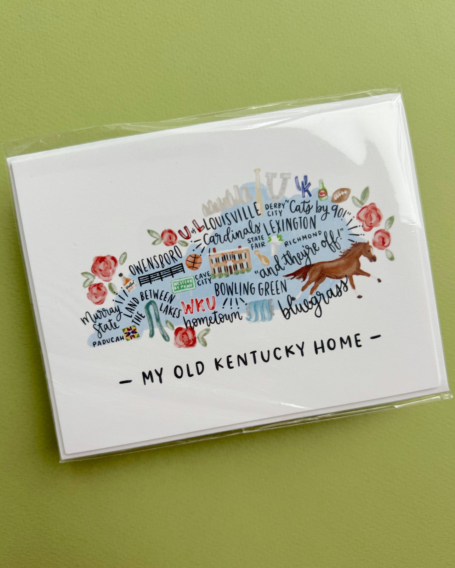 My Old Kentucky Home Notecard Set