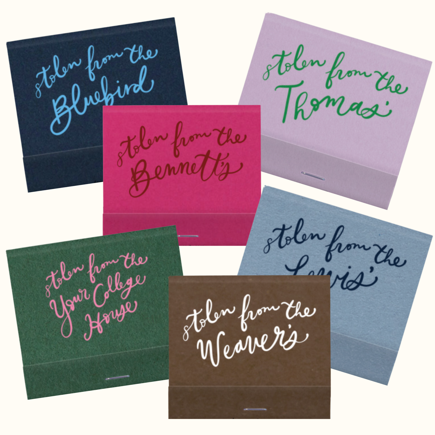 "Stolen From The..." Matchbook (Set of 50)