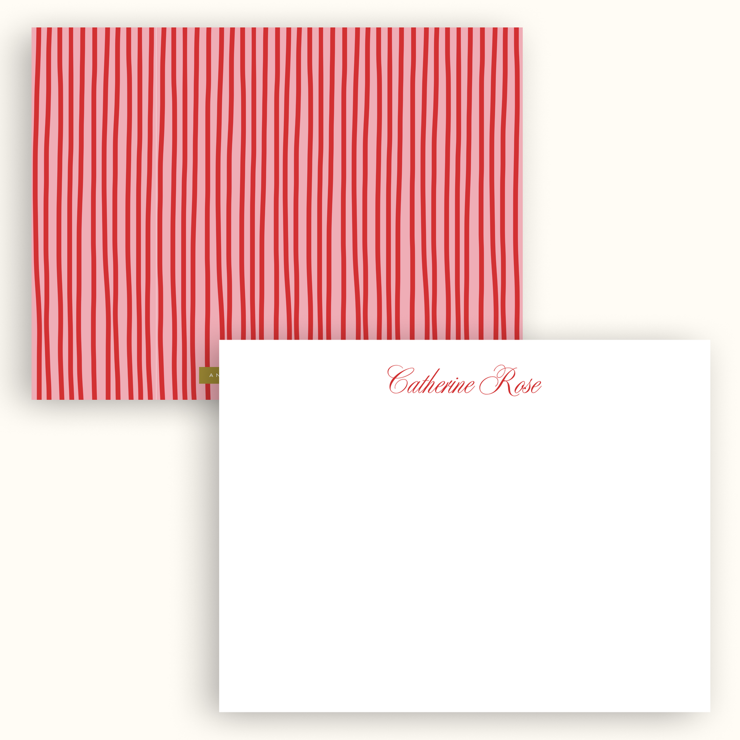 Luv Stripes Stationery Set