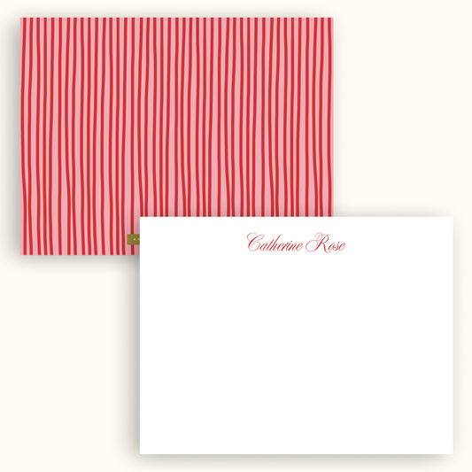 Luv Stripes Stationery Set