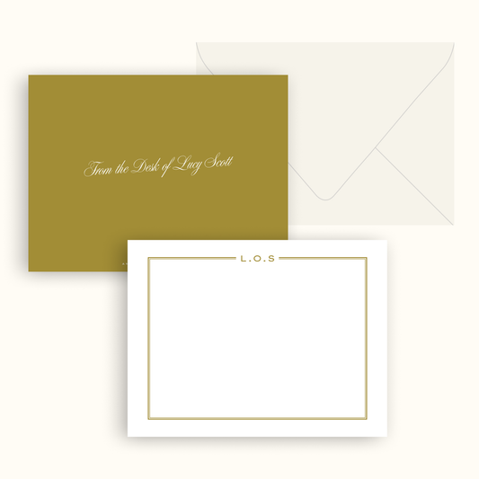 Golden Girl Stationery Set