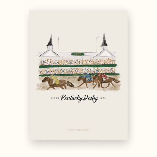 5"x7" Kentucky Derby Print