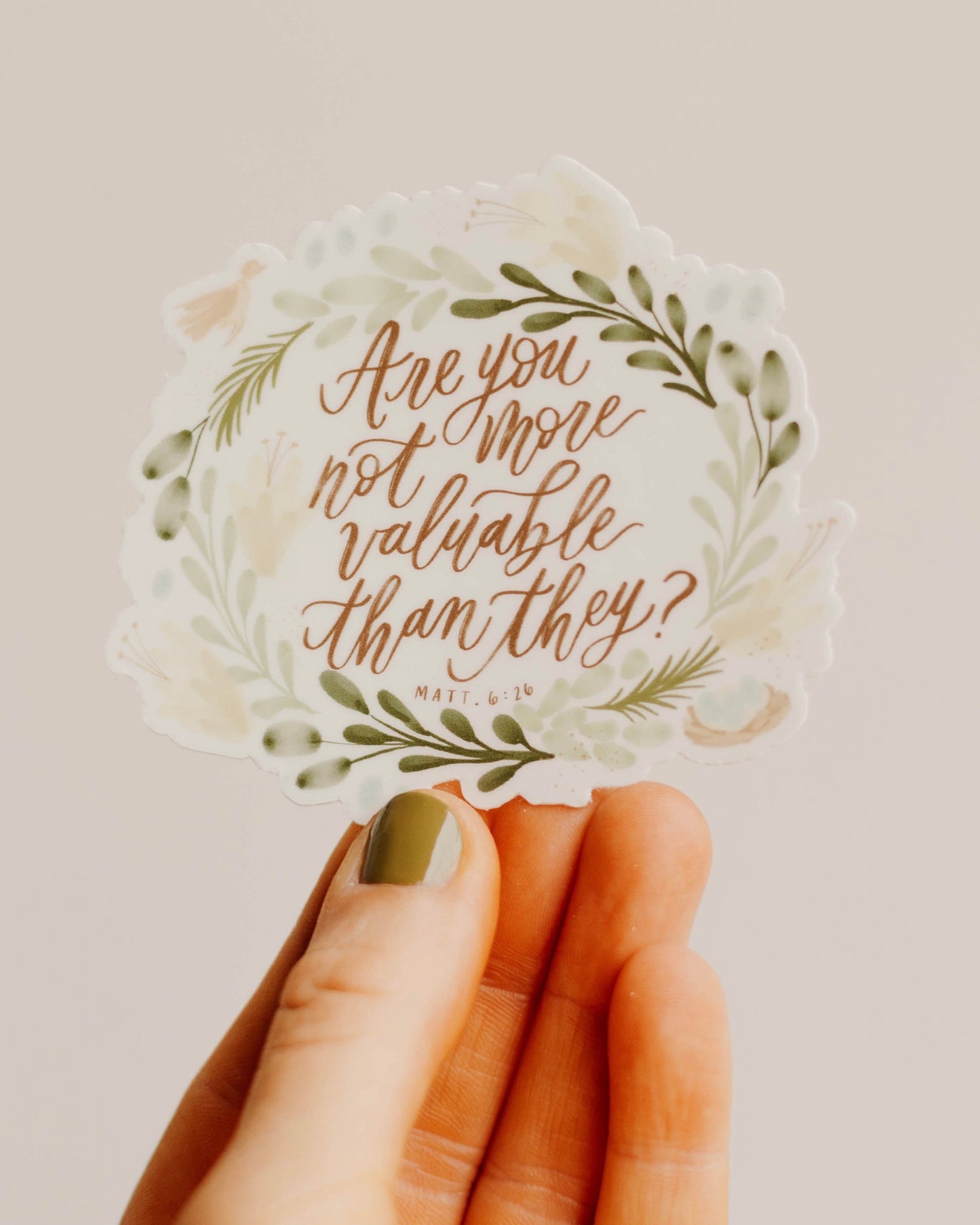 Matthew 6:26 Sticker