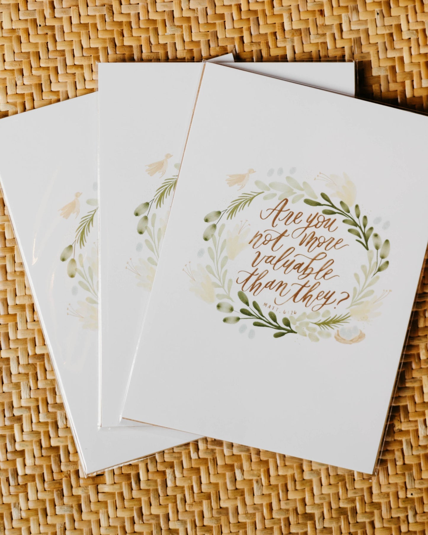 5"x7" Matthew 6:26 Print