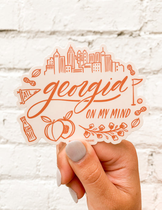 Georgia on my Mind Sticker