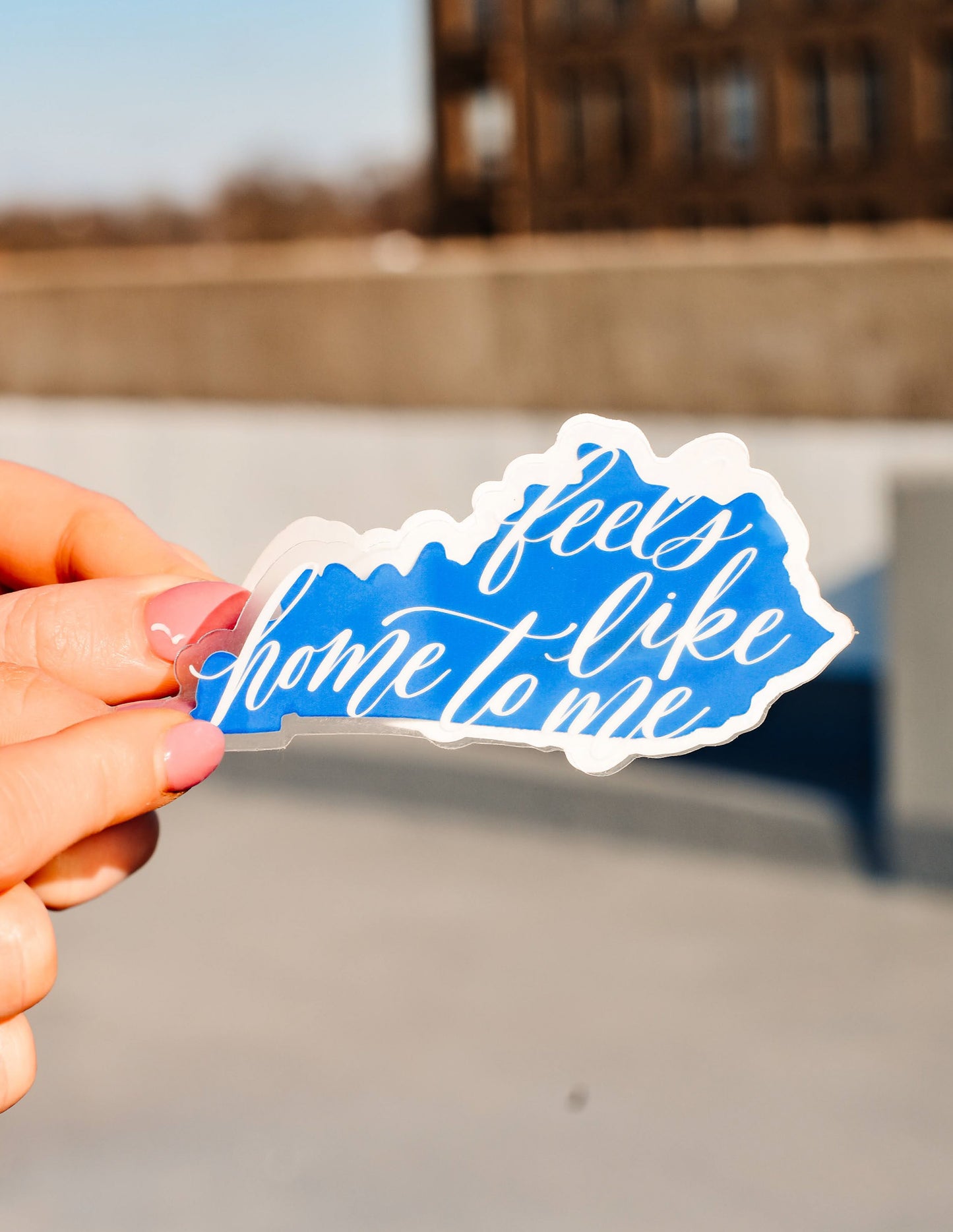 Feels Like Home Sticker